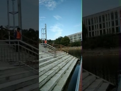 Movable WPC Floating Walkway Pontoon Dock EPS Foam