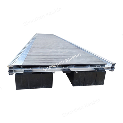 Marine Aluminum Gangway WPC Decking Commercial Floating Dock Gangway