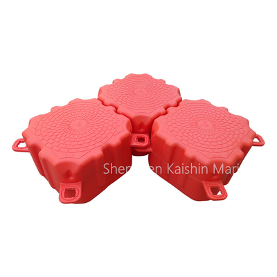 Lightweight Floating Dock System Orange Blue Grey Black HDPE Plastic And EPS Foam Modular Pontoon
