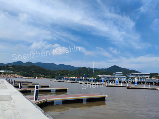 Marine Aluminum Gangway WPC Decking Commercial Floating Dock Gangway