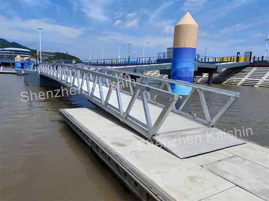 6061 T6 Anodised Aluminum Gangway Ramps Floating Dock Aluminum Gangways
