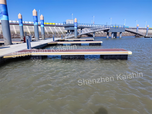Aluminum Alloy Floating Dock Manufacturer Waterproof WPC Decking Rubber Fender