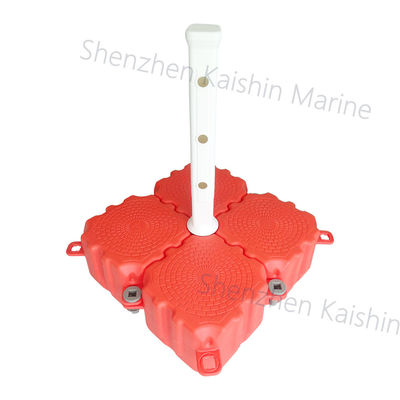 Modular Floating Dock Cube with 350 Kg Per Square Meter Load Capacity and Non-Slip Textured Surface Made from High-Density Polyethylene