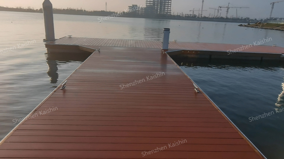 Marinas Aluminum Floating Pontoon Customized 6061 Private Dock Pier Pontoon