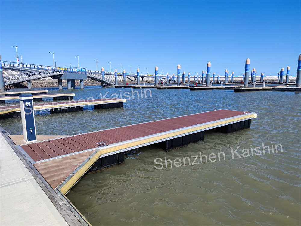 Customized Marina Finger Dock Aluminum Alloy Floating Walkway Pontoon