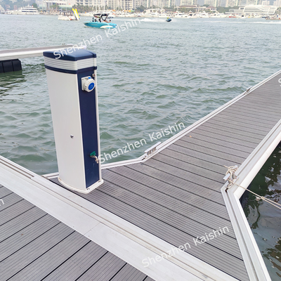 Custom Aluminium Finger Dock untuk Marina dengan Anti-Slip Surface