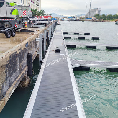 Komersial Finger Aluminium Floating Dock Pontoon Marine HDPE Pier