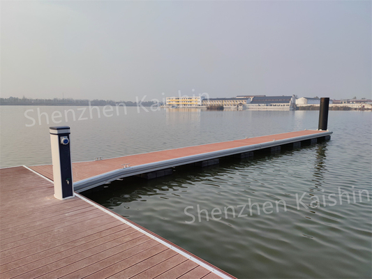 Dermaga Apung Paduan Aluminium Tahan Lama Untuk Proyek Jembatan Ponton Apung Klub Yacht Marina