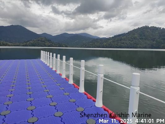 Kubus Ponton Mengapung HDPE untuk Dermaga Modular dengan Perakitan Bebas Alat Tahan UV dan Tahan Korosi