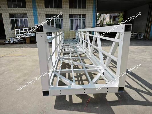 Gang Laut 6061-T6 Paduan Aluminium Anti Selip dengan Kapasitas Pemuatan 400kg/m2 dan Umur 15-20 Tahun untuk Jembatan Dermaga Terapung