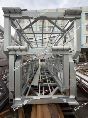 Pintu Tol Aluminium Laut dengan Kapasitas Pemuatan 400 kg/m2, Umur 15-20 Tahun, dan Dek Anti-Slip untuk Pelabuhan Terapung