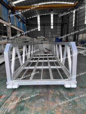 Heavy-Duty Marine-Grade Aluminium Gangway dengan Anti-Slip Walkway dan 400kgs/sqm Kapasitas Pemuatan untuk Floating Docks